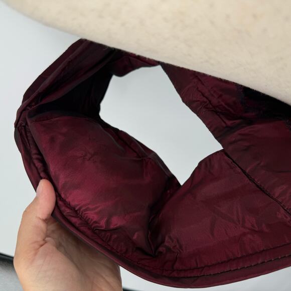 Vintage 80s Women's Red Lace Floral Deja Vu Designs Basque Waist Ball Gown Sz 7 - Picture 5 of 11